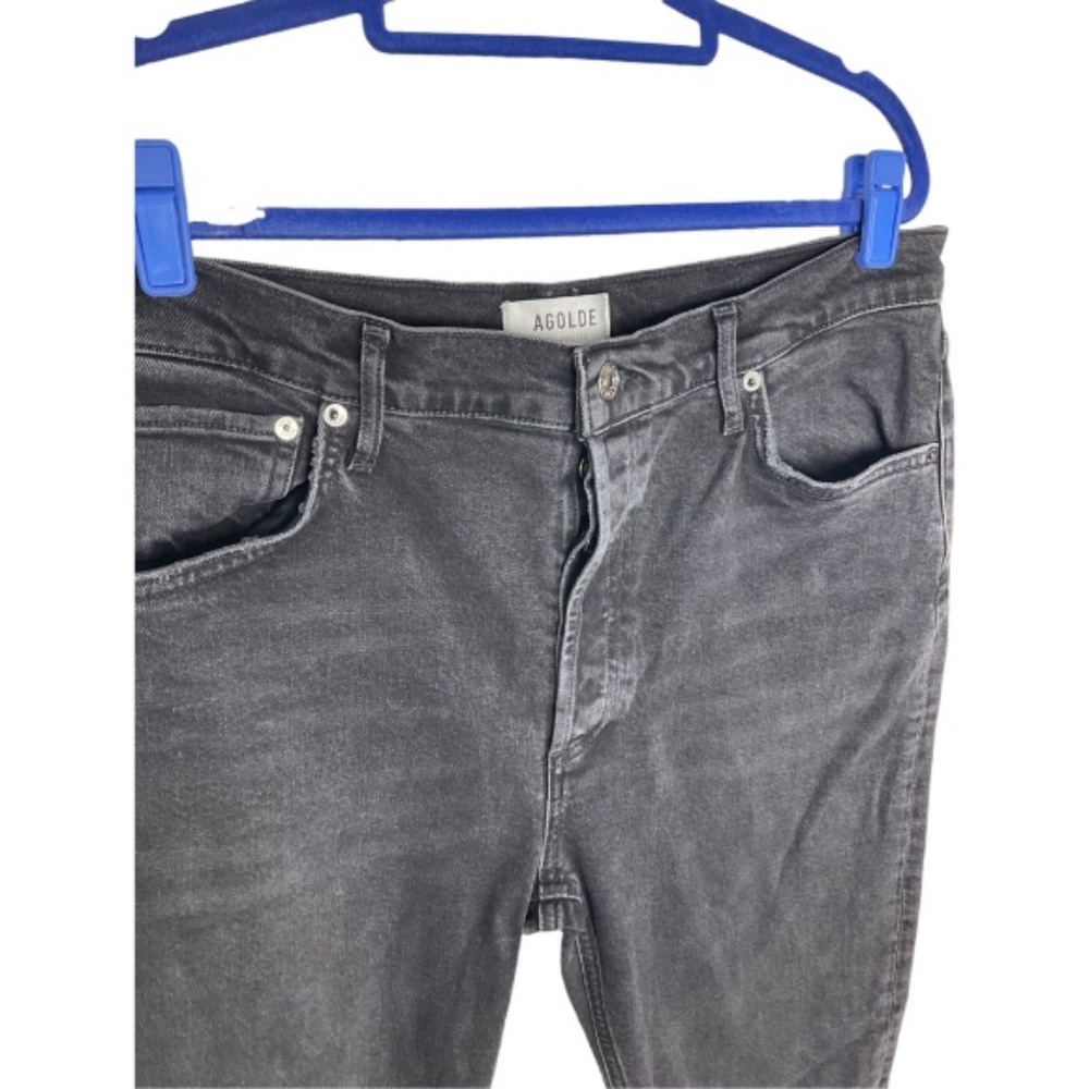 AGOLDE Riley High Rise Straight Crop Jeans - Picture 4 of 9
